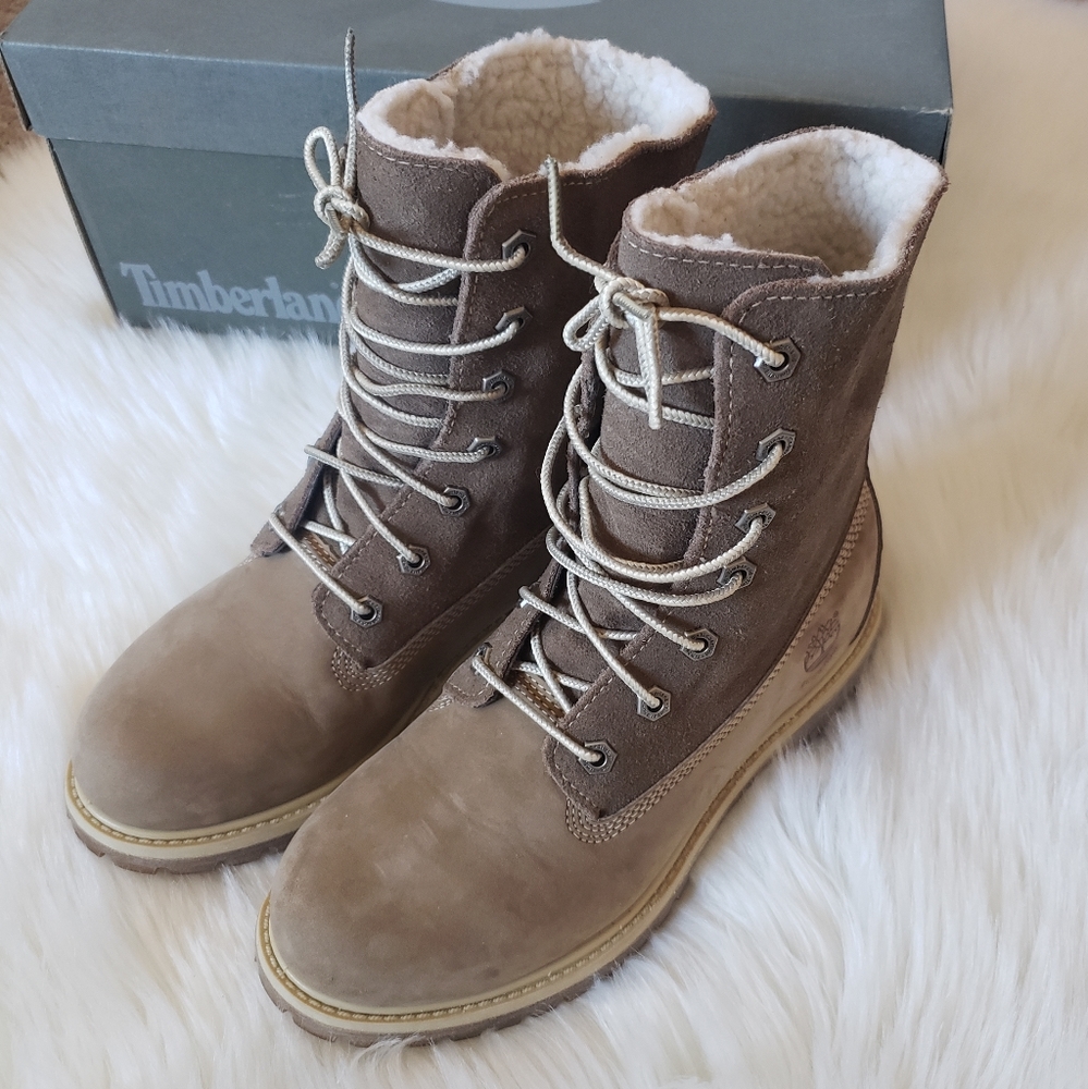 Timberland Teddy Fleece Waterproof FoldDown Winter Boots